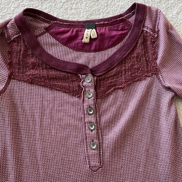 Free people purple thermal - Picture 3 of 7